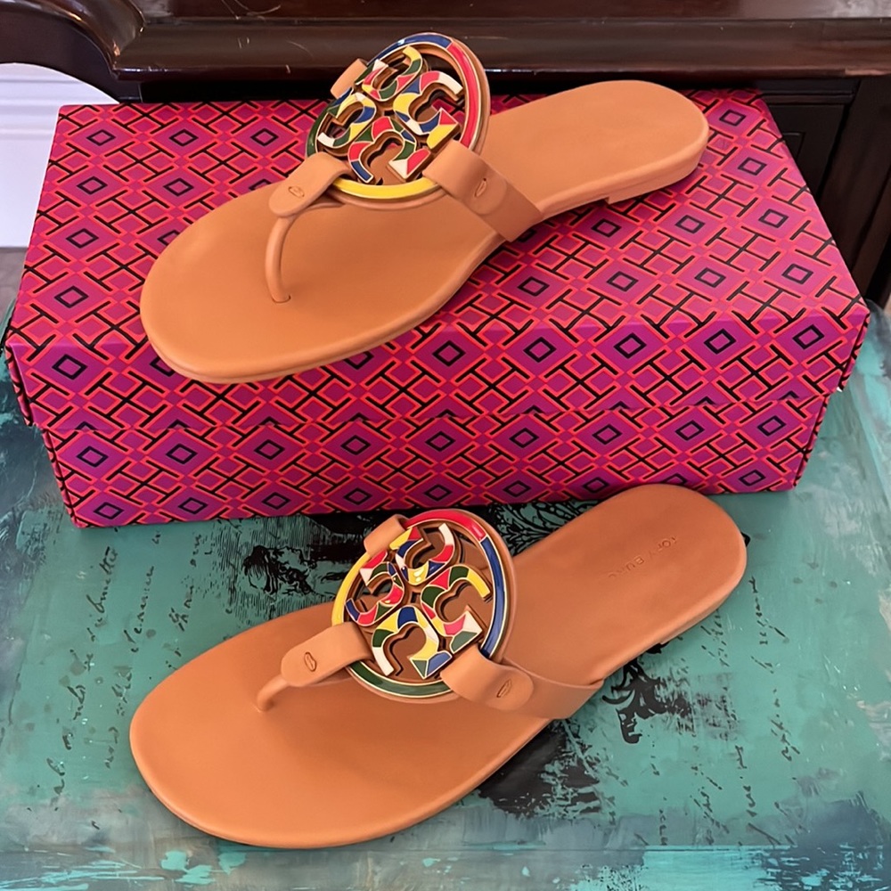 Tory Burch Enamel Miller Soft Natural Vachetta - Picture 2 of 7